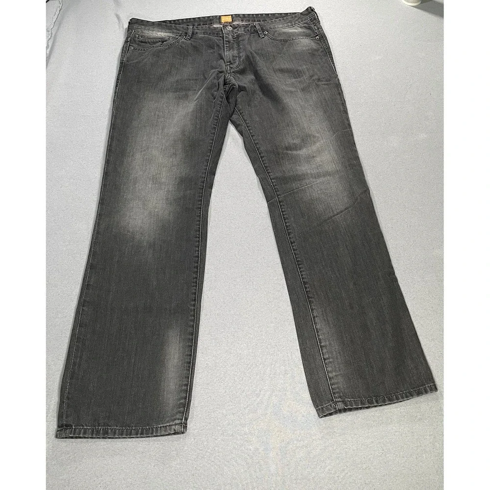 Hugo Boss Mens Jeans 40x34 Orange 24 Barcelona Straight Black Casual-Luxury